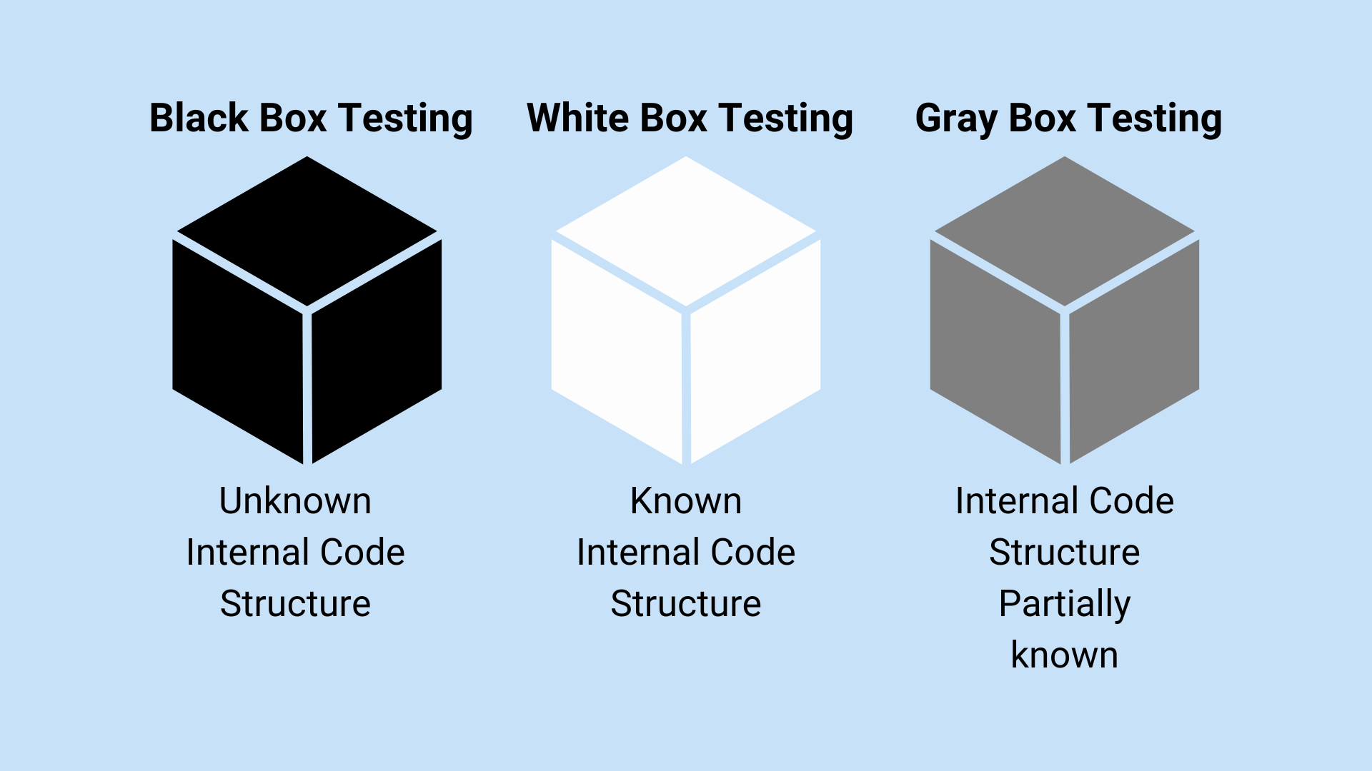 Black Box, Grey Box, and White Box